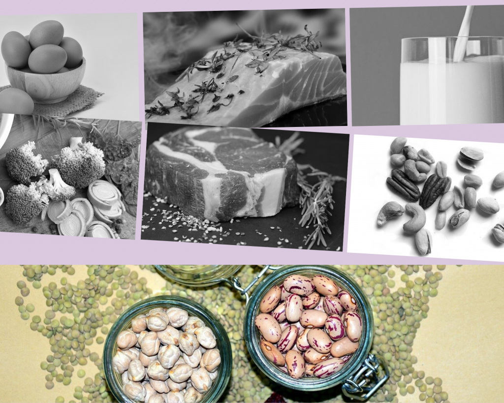 Abstract Vintage Film Negative Valentines Day Photo Collage 1024x819 - O que s&atilde;o prote&iacute;nas? &ndash; Principais fontes e benef&iacute;cios